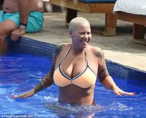 Amber Rose Puts Her Hot Curves On Display In Bikini Photos